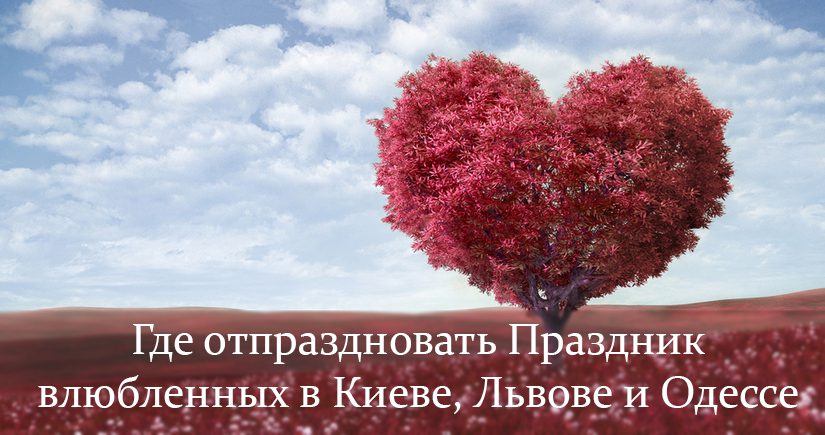 Love is in the air. Где отпраздновать день влюбленных в Киеве, Львове и Одессе?