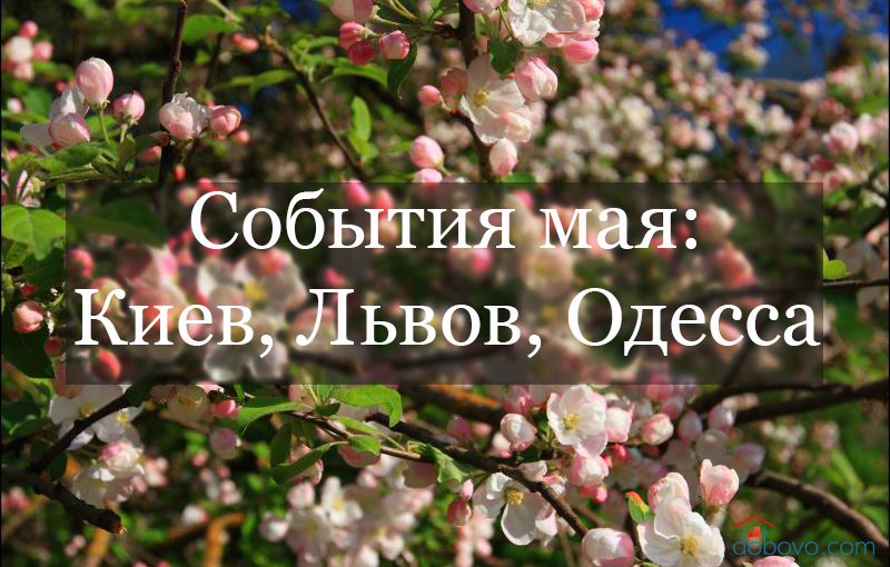 Главные событие мая: куда пойти в Киеве, Львове и Одессе