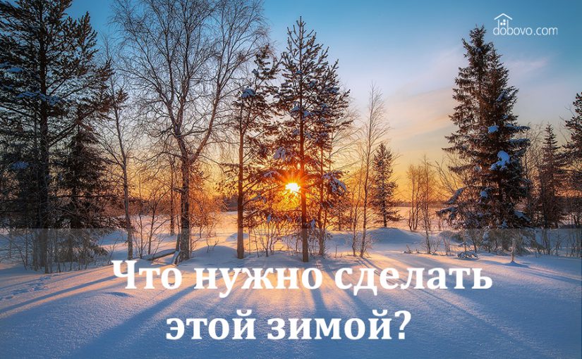 Несколько вещей, которые нужно сделать этой зимой