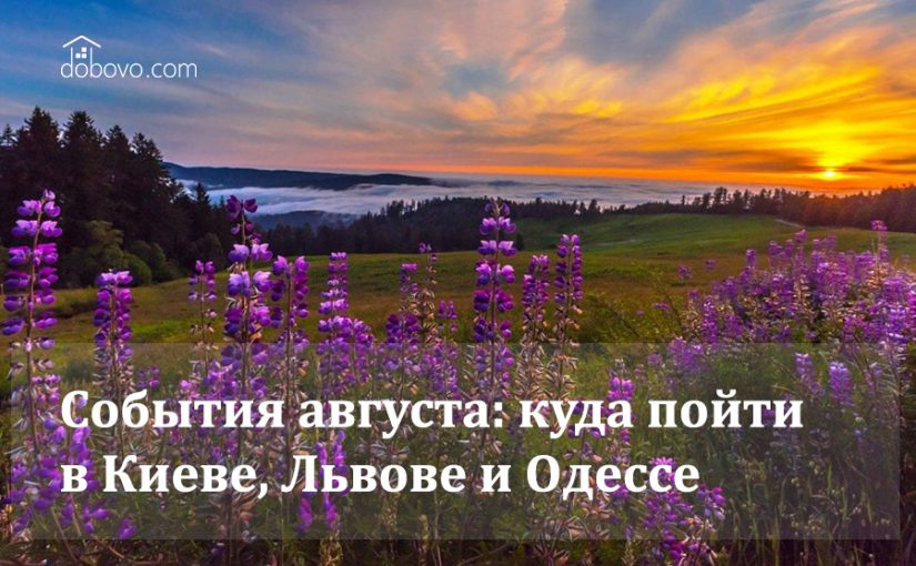 События августа: куда пойти в Киеве, Львове и Одессе